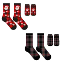 Santa & Winter Plaid