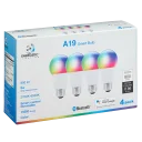 4-Pack - A19 Google Dimmable Smart Color