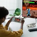 Connects to larger TV