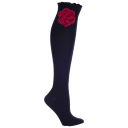 Black/Burgundy Rose