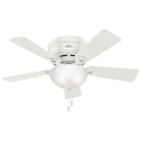 White with reversible Fresh White and Light Oak blades
