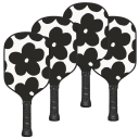 White/Black Floral