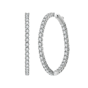 Rhodium Plated - Clear