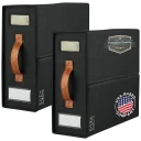 2-Pack Black (Leather Handle)