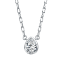 14k White Gold Plated