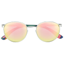 Rainbow Wood / Silver / Green