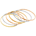 Stainless Steel, 18K Gold & Rose Gold Plated