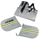 Adjustable straps, magnetic flaps, and drawstrings keep the covers in place