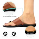 Medium arch support helps keep every step comfortable.