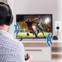 Streams audio up to 33 feet away for flexible, cable-free listening