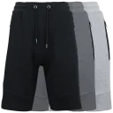 Black, Charcoal, Heather Grey