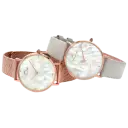 Rose Gold Bracelet + Grey Band