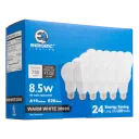 24-Pack - A19 8.5W 3000K