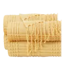 Pleated Plaid in Yellow