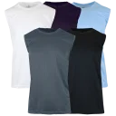 Black - Charcoal - Light Blue - Navy - White