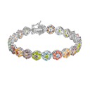 Silver & Multi-Color