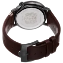 Gunmetal Case w/ Blue Dial on Dark Brown Strap