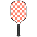 Pink/Orange Checkers Reverse