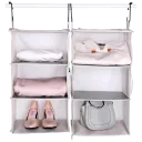 2 Attachable Organizers - Floral Taupe