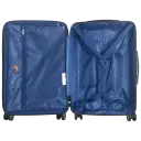 Interior divider with a zip mesh pocket helps keep your belongings organized