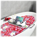 Have your phone or even your tablet with you and never be away from your loved ones or social media with this convenient bath caddy