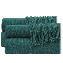 Fringe Faux Linen in Teal