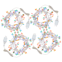 White Cord / Multi Lights