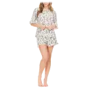 Ivory Multi Wildflower Print