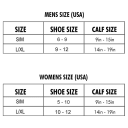 For V-Striped White Edition Knee-High Compression Socks Style