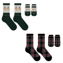 Reindeer Run & Winter Plaid