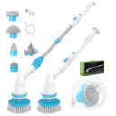 Includes different brush heads to suit various cleaning needs