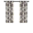 Gray Floral 63"