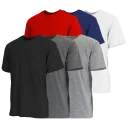 Black-Red-Charcoal-White-Heather Grey-Navy
