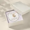 LOREN + OLIVIA Cubic Zirconia Floral Pendant