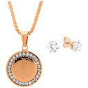 18K Rose Gold Plated Padre Nuestro