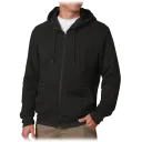 Men's style has a modern fit with dual kangaroo pockets for personalized comfort