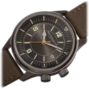 Gunmetal Case w/ Gun Dial on Green Strap
