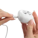 Sleek portable charger designed for convenient on-the-go power.