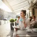 Hands free design rests comfortably around your neck for easy cooling