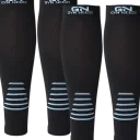 Calf Sleeves (Black/Blue)