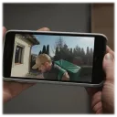 Maximize coverage with a wide-angle lens, providing a comprehensive view of your doorstep area