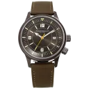 Gunmetal Case w/ Gun Dial on Green Strap