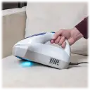 Powerful motor lifts & eliminates dust mites & allergens