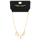 Mutli-Cross Charm Necklace