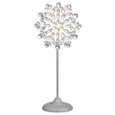 August & Leo Home 2-in-1 LED Tree Topper & Stand Jeweled Snowflake
