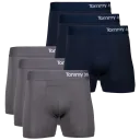 Cool Cotton 4" - Iron Grey / Navy