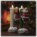 Valerie Parr Hill Santa & Mrs. Claus Candle Set