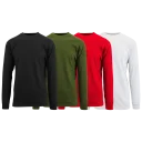 Black-Olive-Red-White