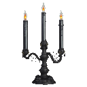 3 Flickering bulbs will set a spooky mood, perfect for the season