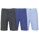 Black, Navy, Light Blue